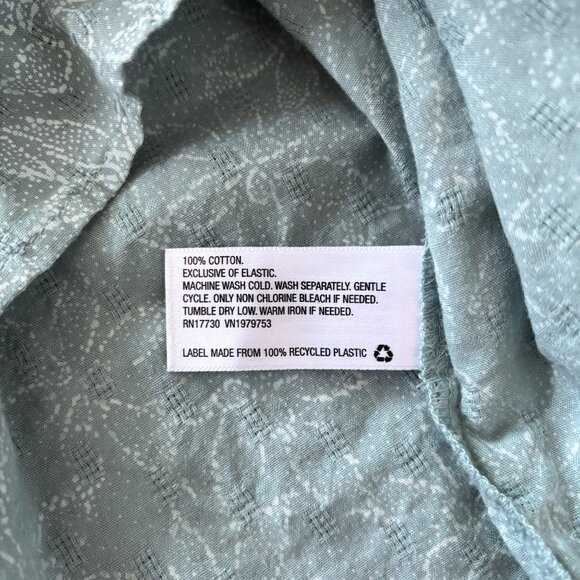 Universal Thread Floral Tiered Blue Midi Dress Womens Medium Boho Cottagecore - Picture 12 of 15